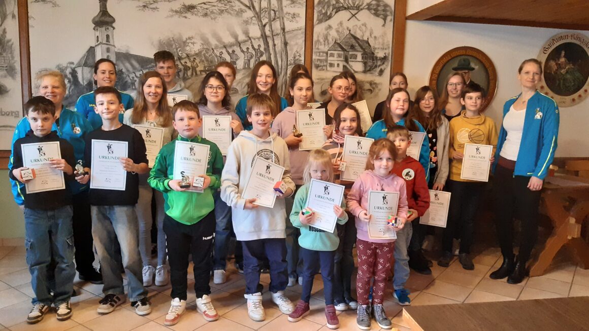 Preisverteilung Fernwettkampf Gaujugend für das Jahr 2025